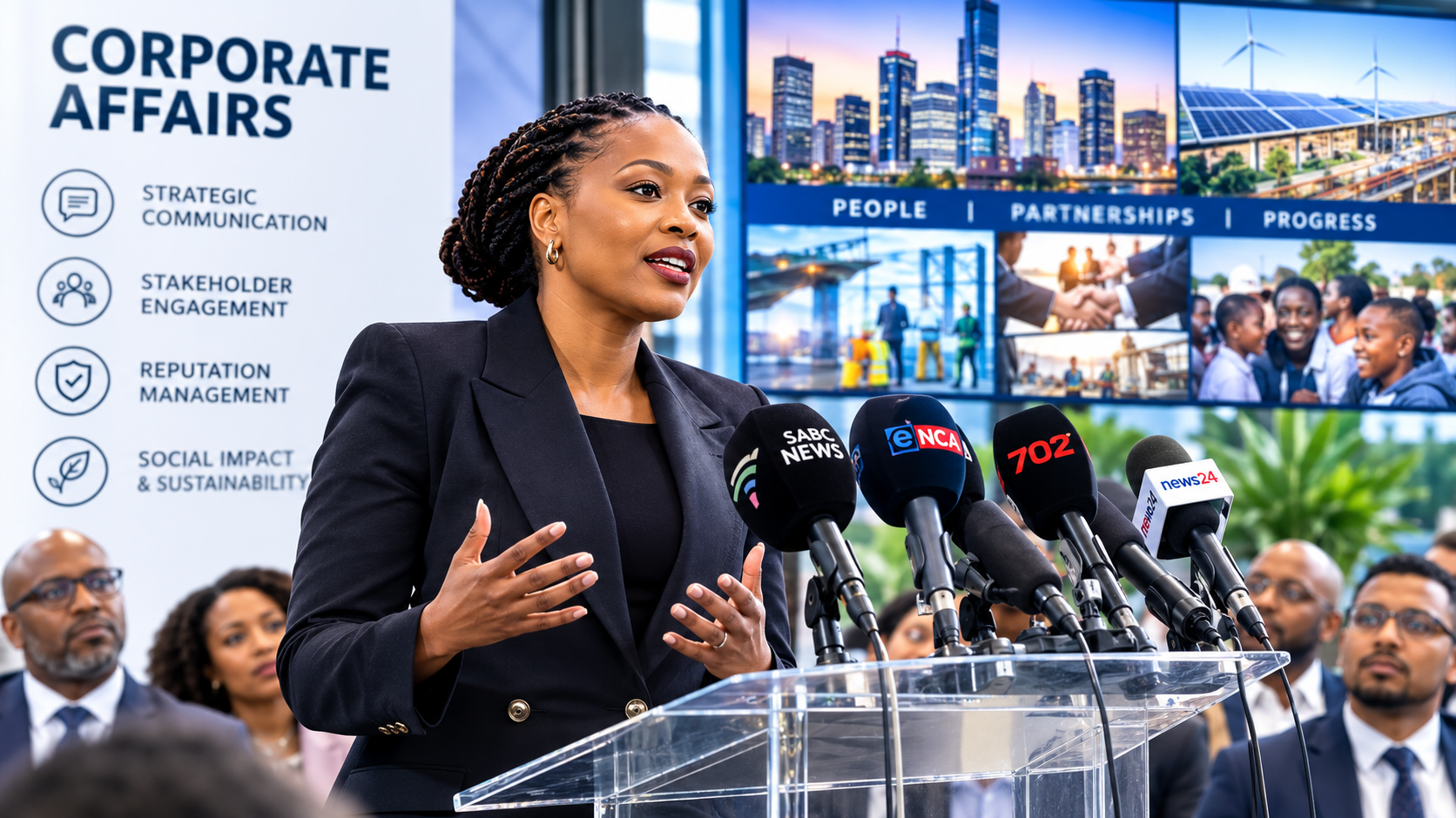 Corporate affairs stakeholder engagement, media relations and
communications
