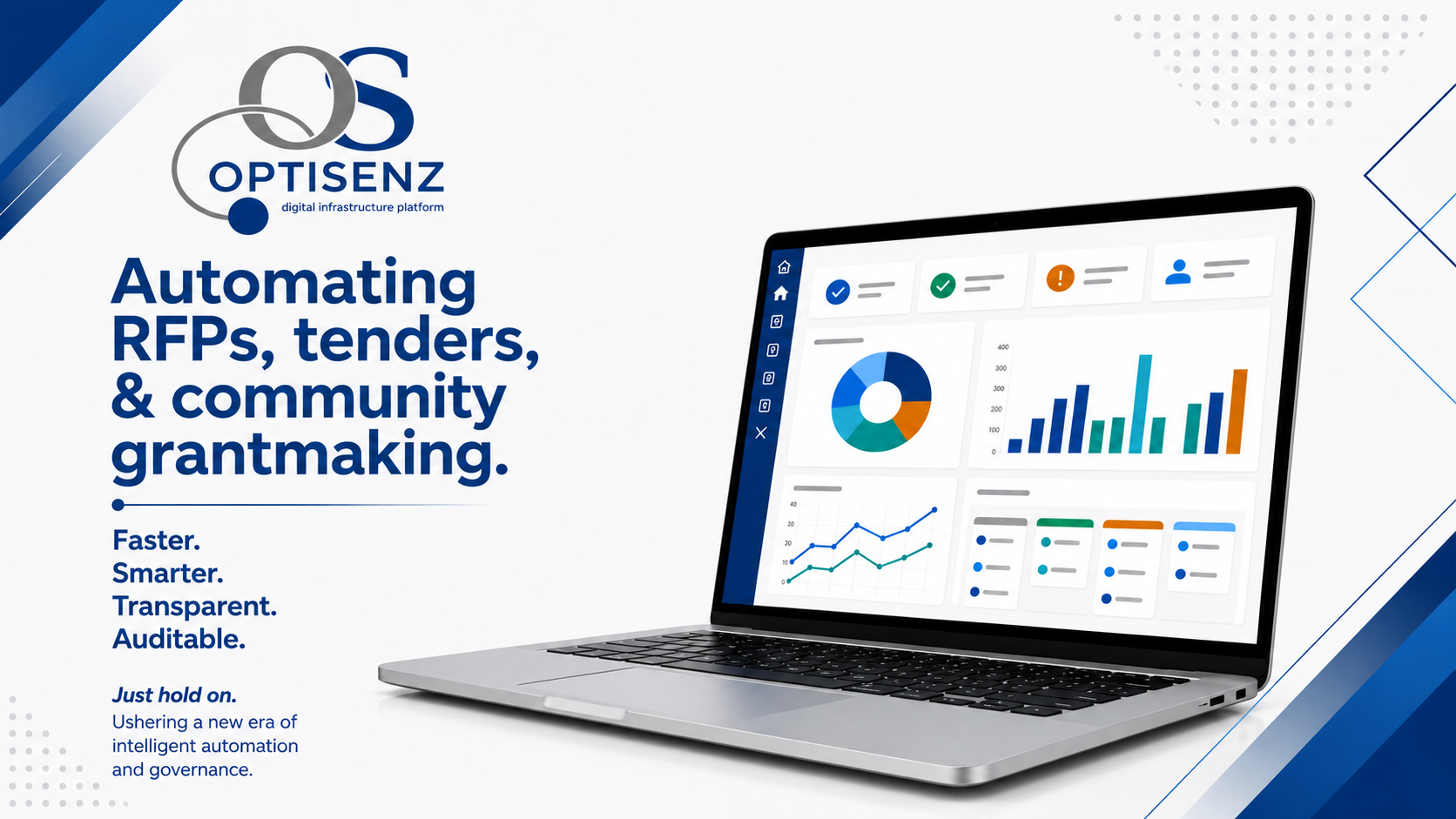 Optisenz digital governance platform dashboard